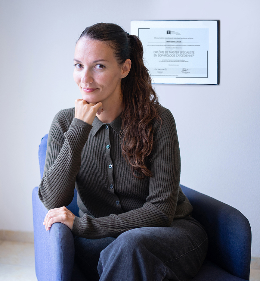 Sophrologue Caycédienne diplomée séance en ligne France